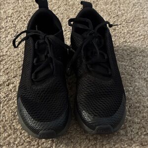 Black kids Nike all black shoes